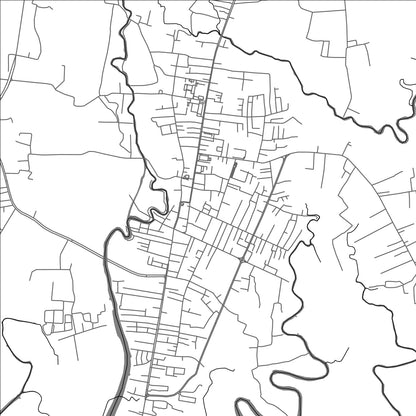 ROAD MAP OF SATUN, THAILAND BY MAPBAKES