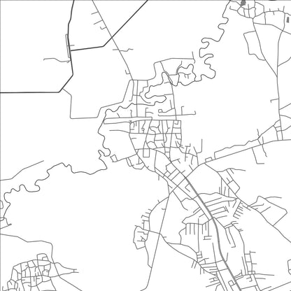 ROAD MAP OF SUNG NOEN, THAILAND BY MAPBAKES