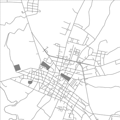 ROAD MAP OF SUWANNAPHUM, THAILAND BY MAPBAKES