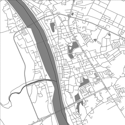 ROAD MAP OF TAK, THAILAND BY MAPBAKES