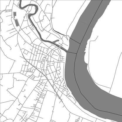 ROAD MAP OF THA BO, THAILAND BY MAPBAKES