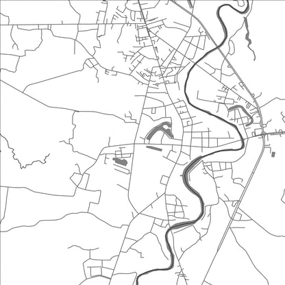 ROAD MAP OF WANG SAPHUNG, THAILAND BY MAPBAKES