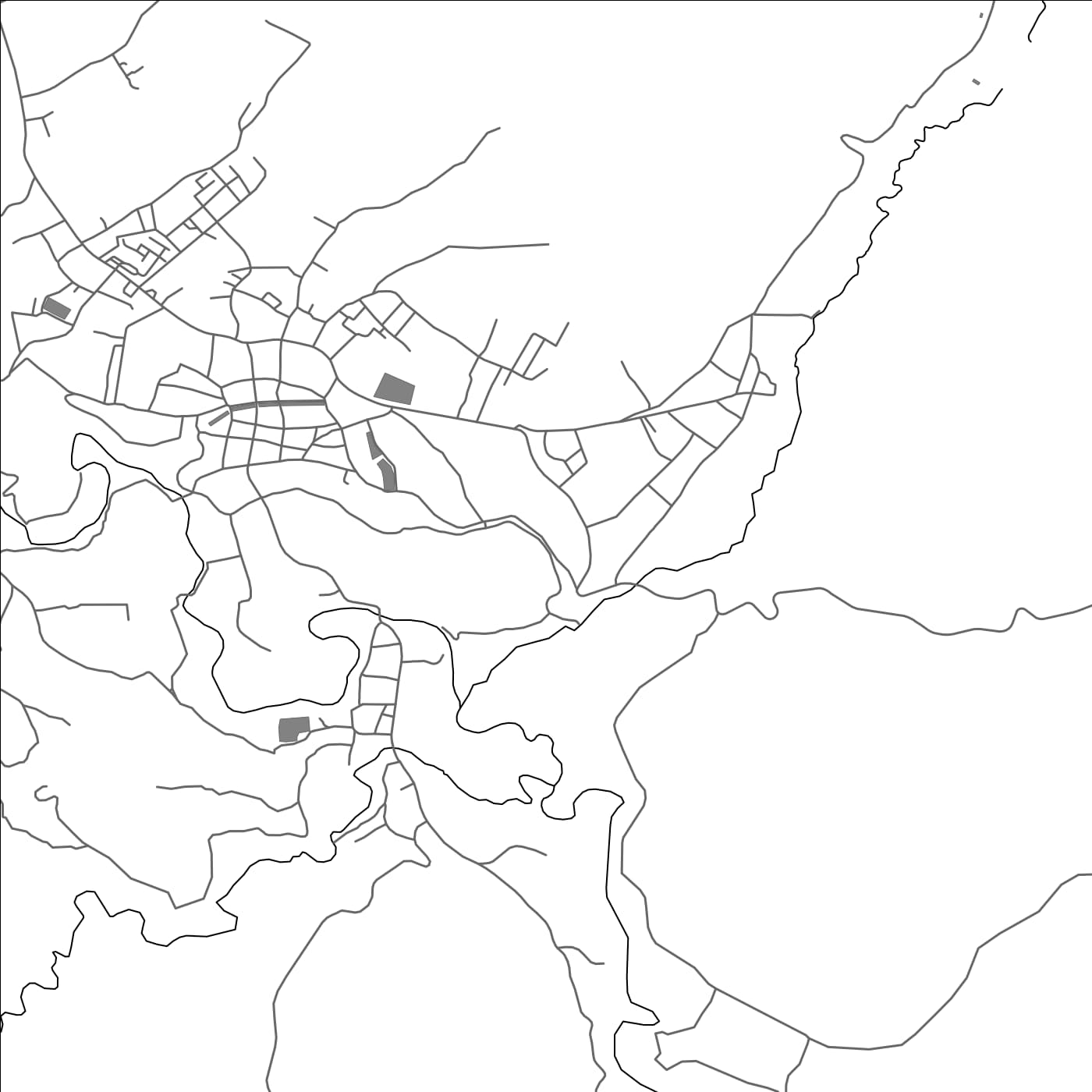 ROAD MAP OF WIANG HAENG, THAILAND BY MAPBAKES