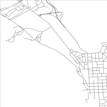 ROAD MAP OF BURLINGTON, VERMONT BY MAPBAKES