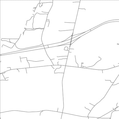 ROAD MAP OF CASTLETON FOUR CORNERS, VERMONT BY MAPBAKES