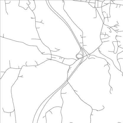 ROAD MAP OF LYNDON, VERMONT BY MAPBAKES