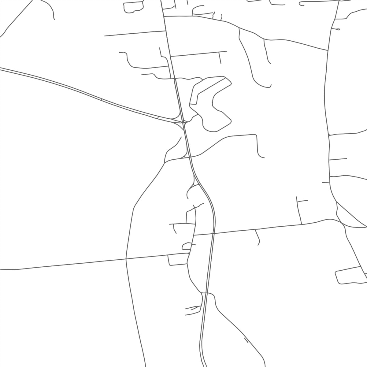 ROAD MAP OF NORTH CLARENDON, VERMONT BY MAPBAKES