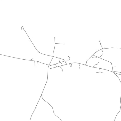 ROAD MAP OF NORTH TROY, VERMONT BY MAPBAKES