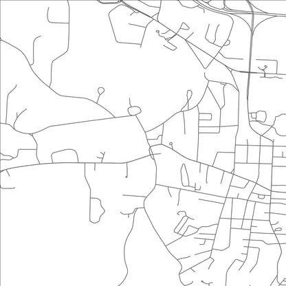 ROAD MAP OF OLD BENNINGTON, VERMONT BY MAPBAKES
