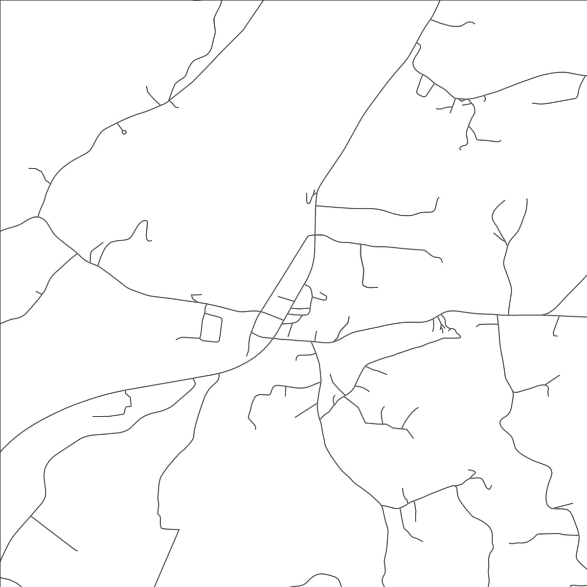 ROAD MAP OF POWNAL CENTER, VERMONT BY MAPBAKES