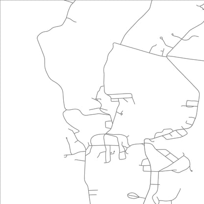 ROAD MAP OF PROCTOR, VERMONT BY MAPBAKES