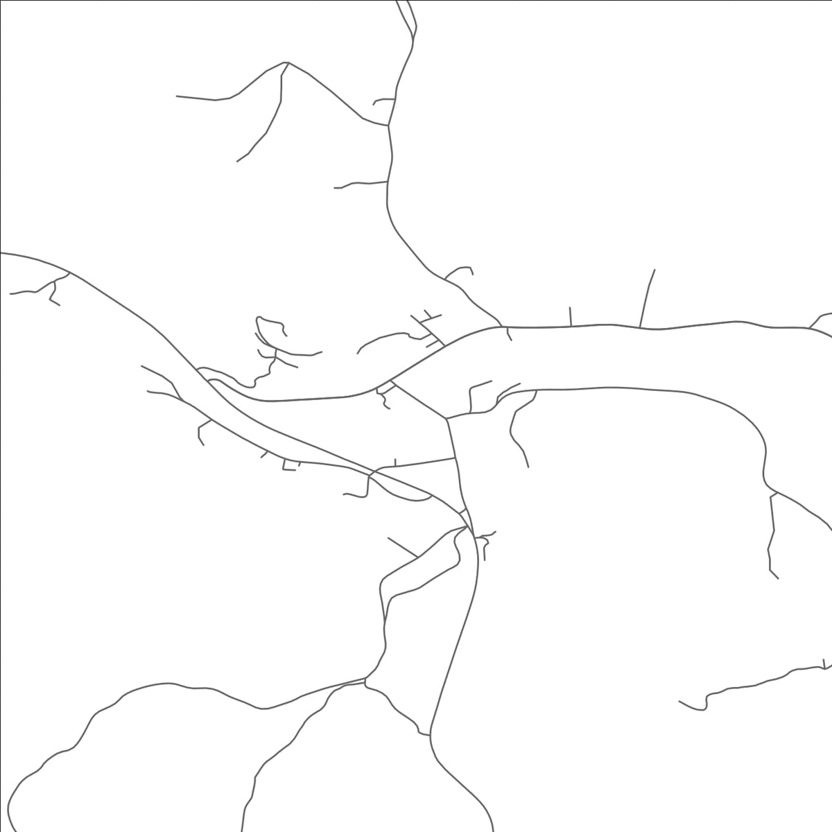 ROAD MAP OF PROCTORSVILLE, VERMONT BY MAPBAKES