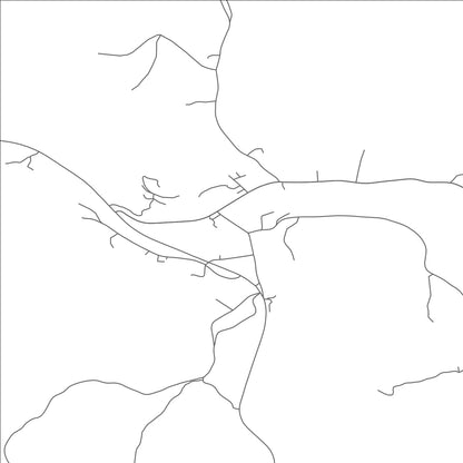 ROAD MAP OF PROCTORSVILLE, VERMONT BY MAPBAKES
