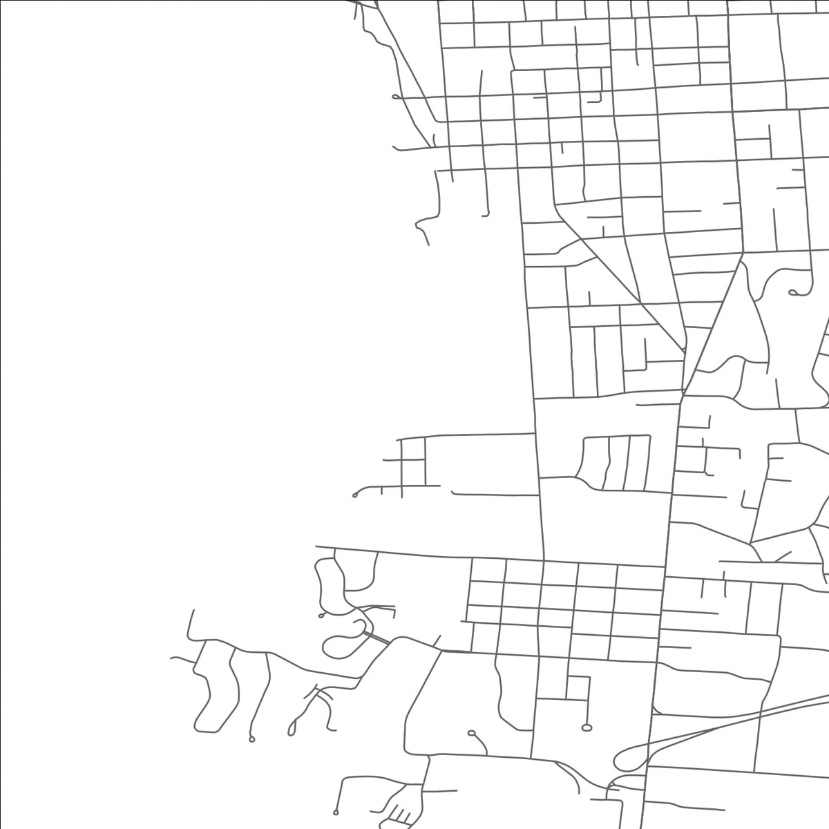 ROAD MAP OF SOUTH BURLINGTON, VERMONT BY MAPBAKES