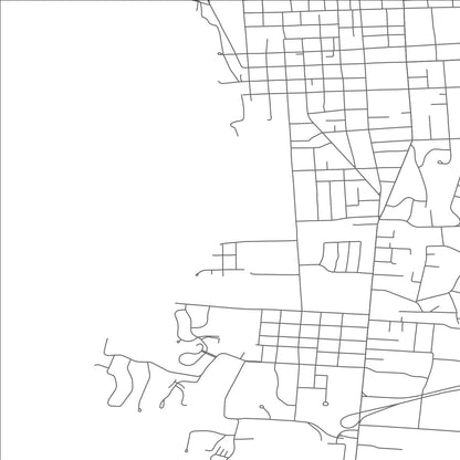 ROAD MAP OF SOUTH BURLINGTON, VERMONT BY MAPBAKES