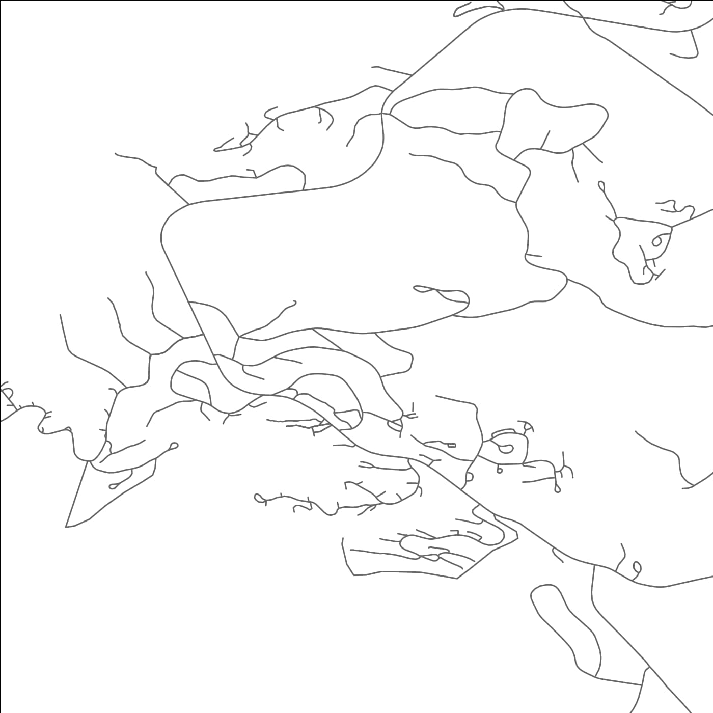 ROAD MAP OF STRATTON MOUNTAIN, VERMONT BY MAPBAKES