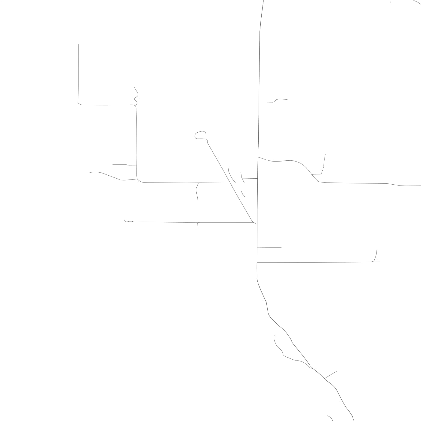 ROAD MAP OF ACME, WASHINGTON BY MAPBAKES