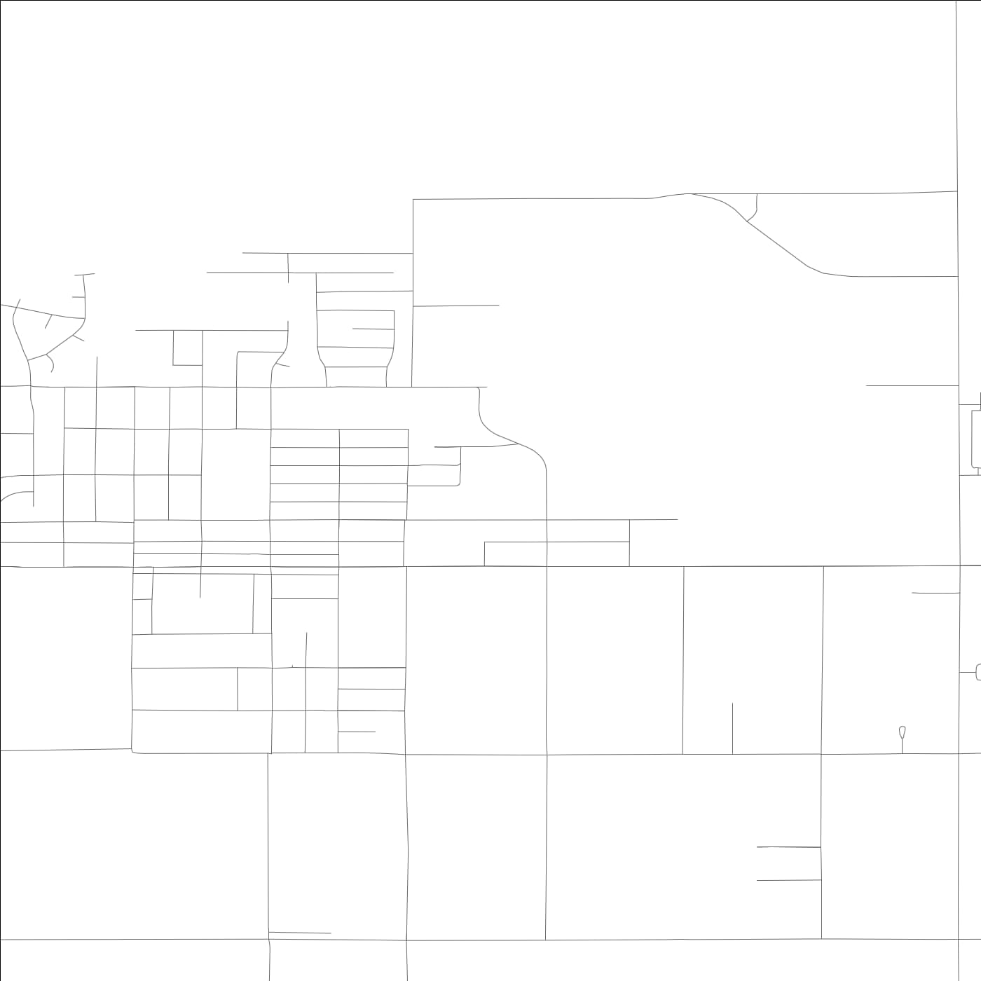 ROAD MAP OF AIRWAY HEIGHTS, WASHINGTON BY MAPBAKES