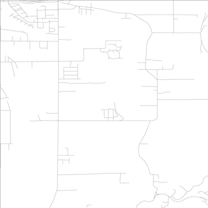 ROAD MAP OF ALDERTON, WASHINGTON BY MAPBAKES