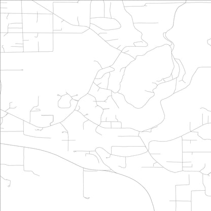 ROAD MAP OF AMES LAKE, WASHINGTON BY MAPBAKES