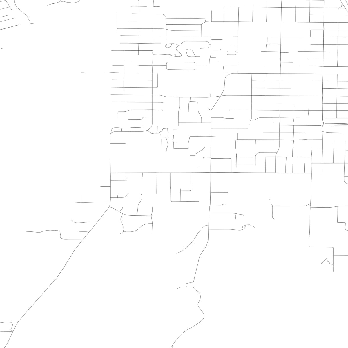 ROAD MAP OF ANACORTES, WASHINGTON BY MAPBAKES