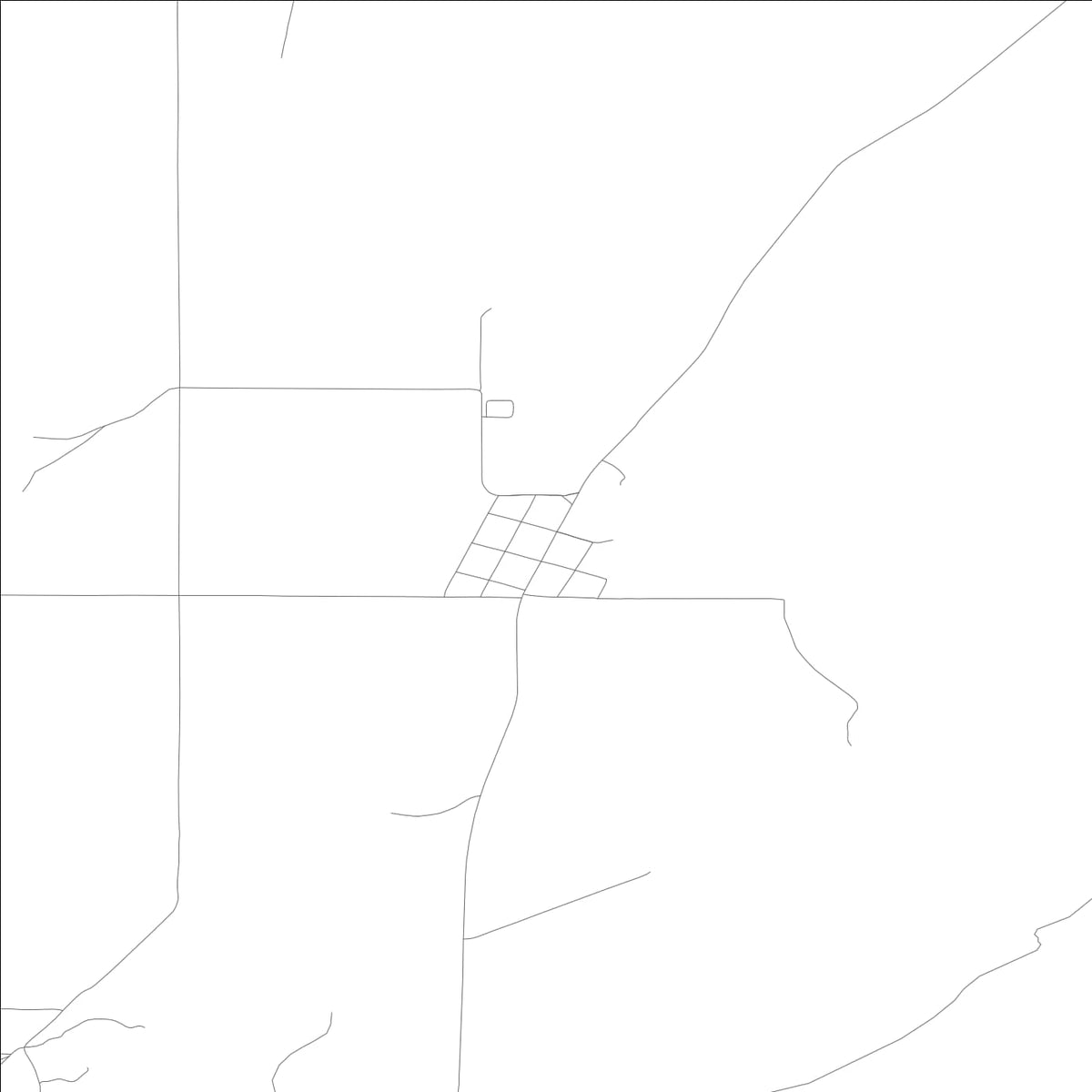 ROAD MAP OF ANATONE, WASHINGTON BY MAPBAKES