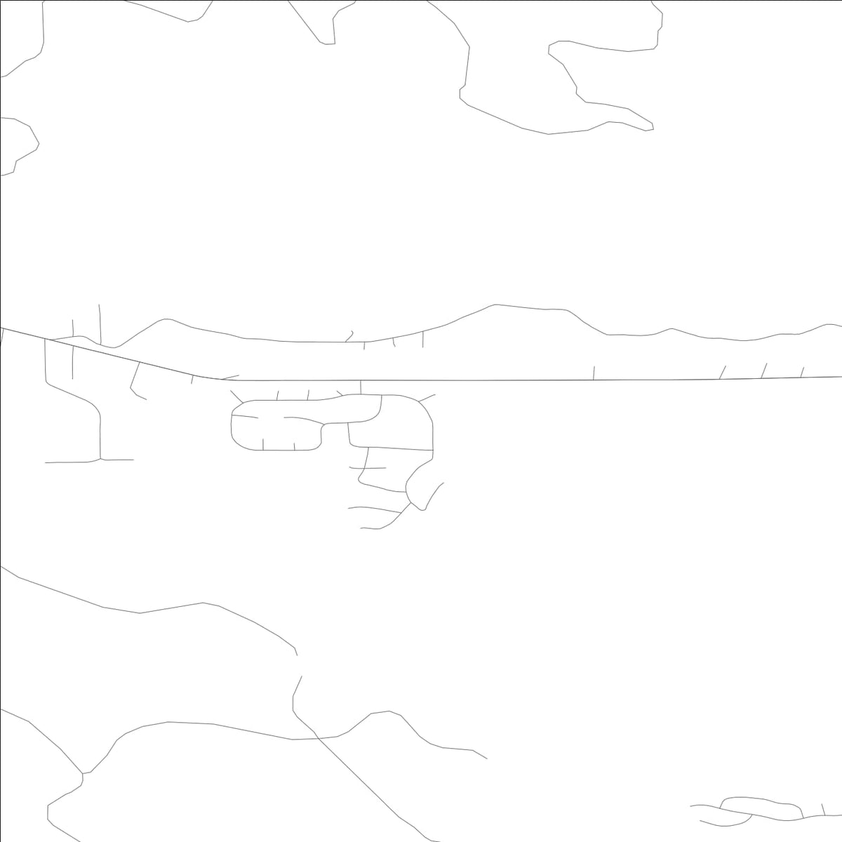 ROAD MAP OF ASHFORD, WASHINGTON BY MAPBAKES