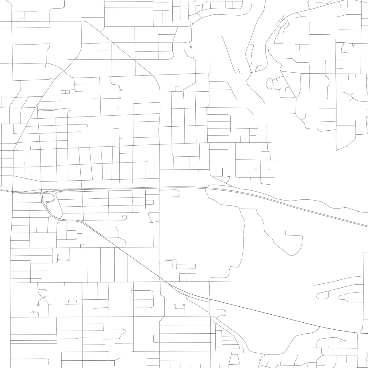 ROAD MAP OF AUBURN, WASHINGTON BY MAPBAKES