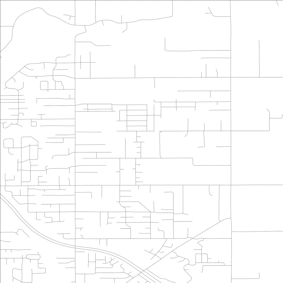 ROAD MAP OF BARBERTON, WASHINGTON BY MAPBAKES