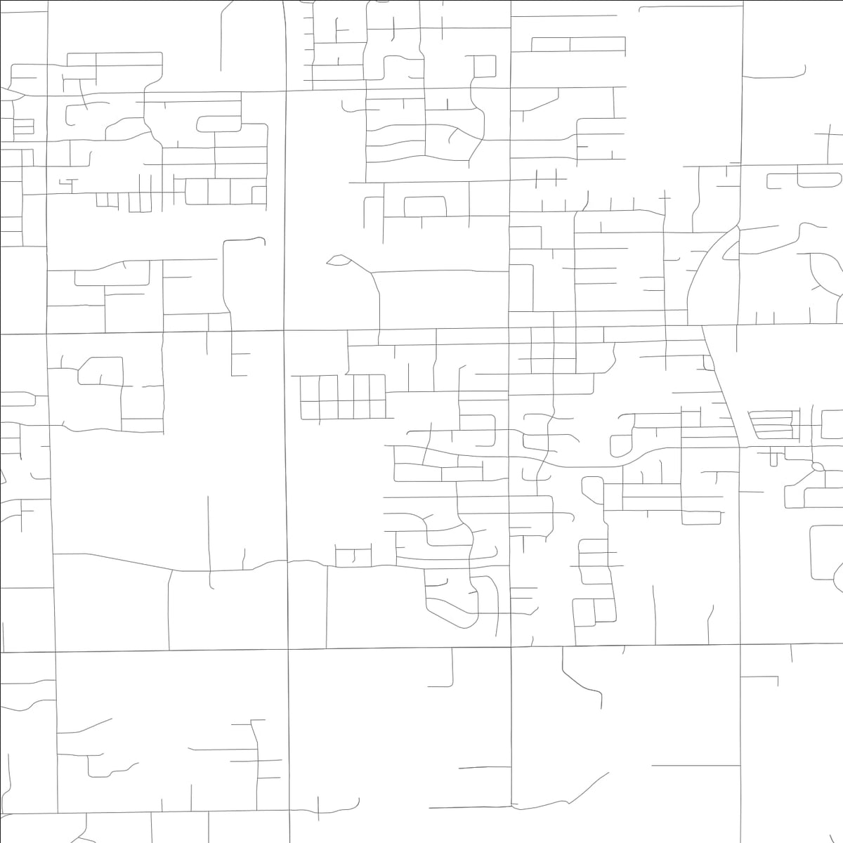 ROAD MAP OF BATTLE GROUND, WASHINGTON BY MAPBAKES