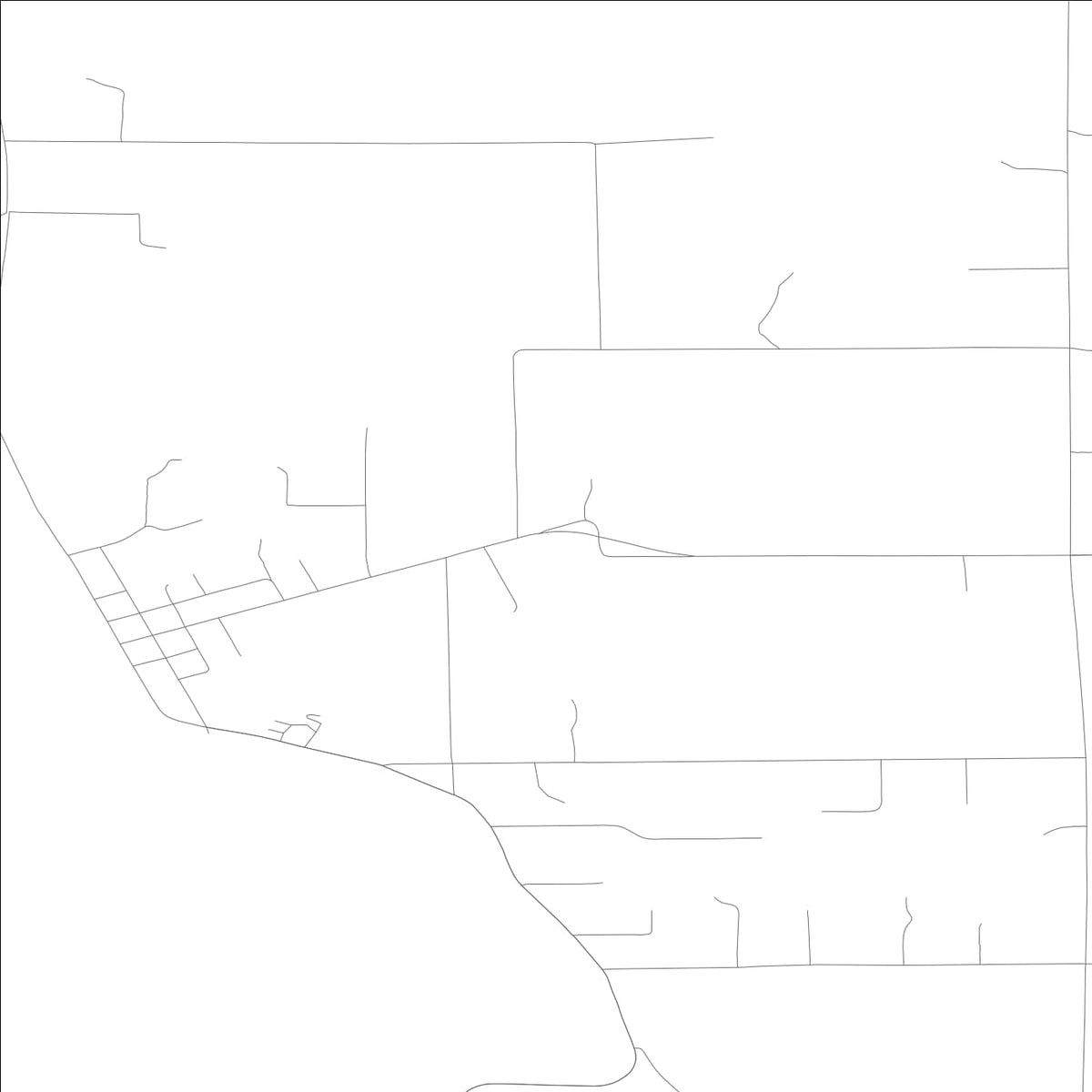 ROAD MAP OF BAY VIEW, WASHINGTON BY MAPBAKES