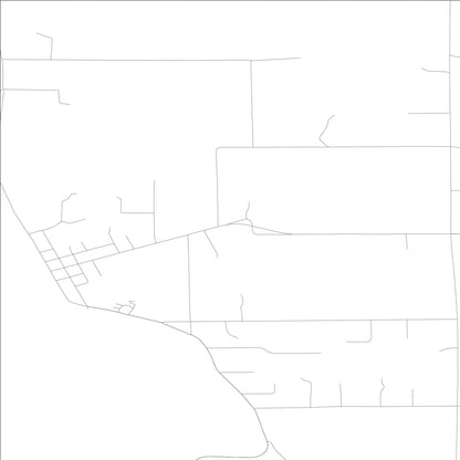 ROAD MAP OF BAY VIEW, WASHINGTON BY MAPBAKES