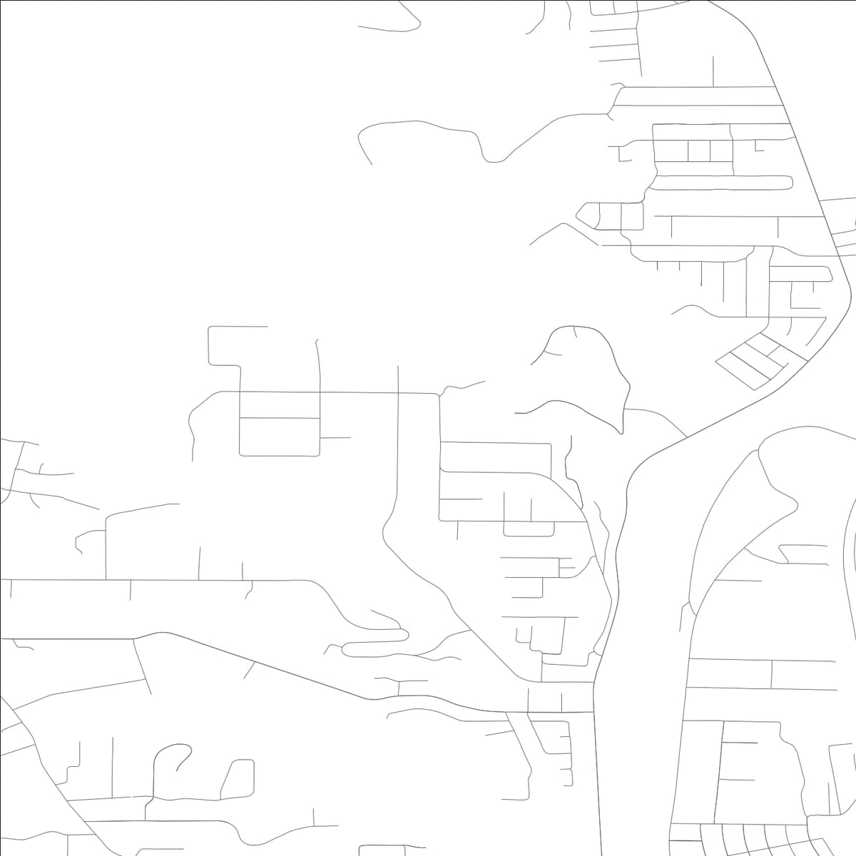 ROAD MAP OF BEACON HILL, WASHINGTON BY MAPBAKES