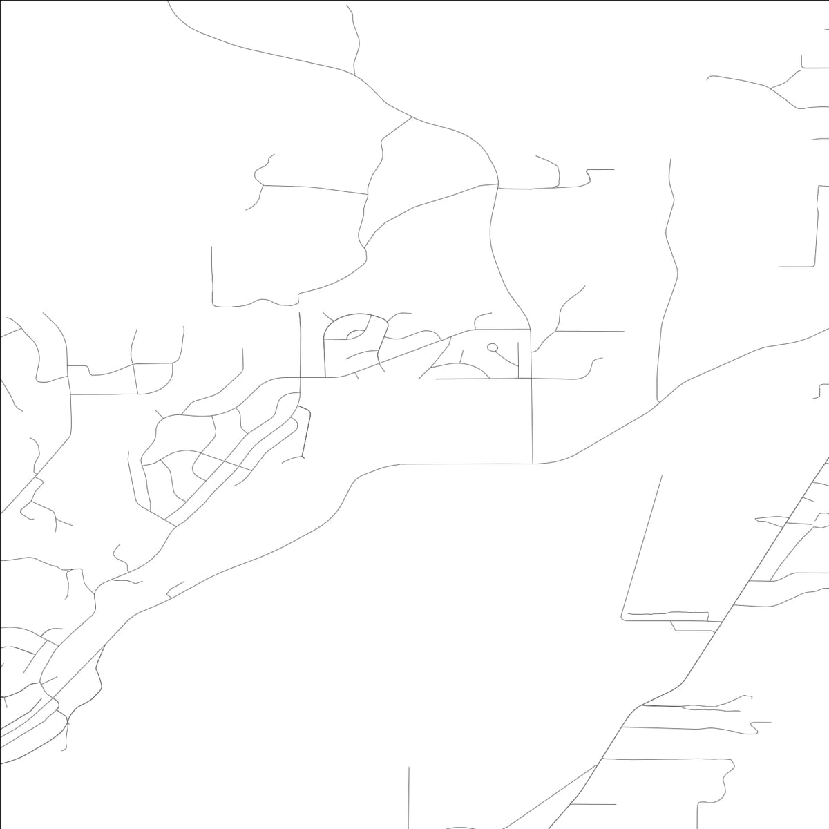ROAD MAP OF BELFAIR, WASHINGTON BY MAPBAKES
