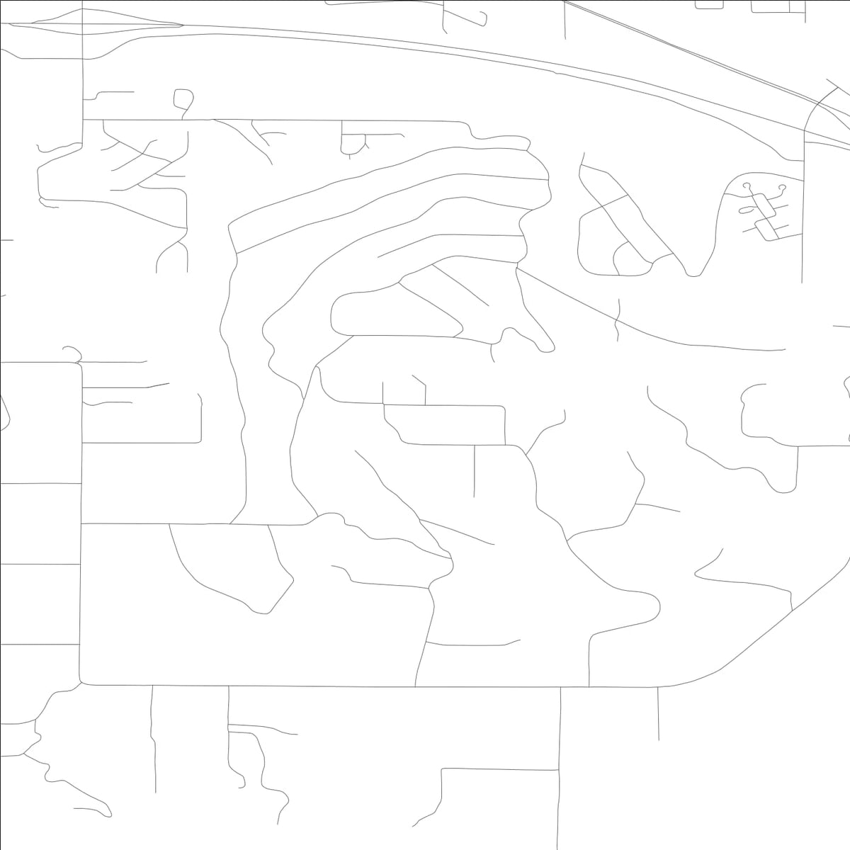 ROAD MAP OF BELL HILL, WASHINGTON BY MAPBAKES