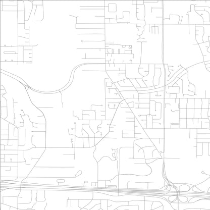 ROAD MAP OF BELLEVUE, WASHINGTON BY MAPBAKES