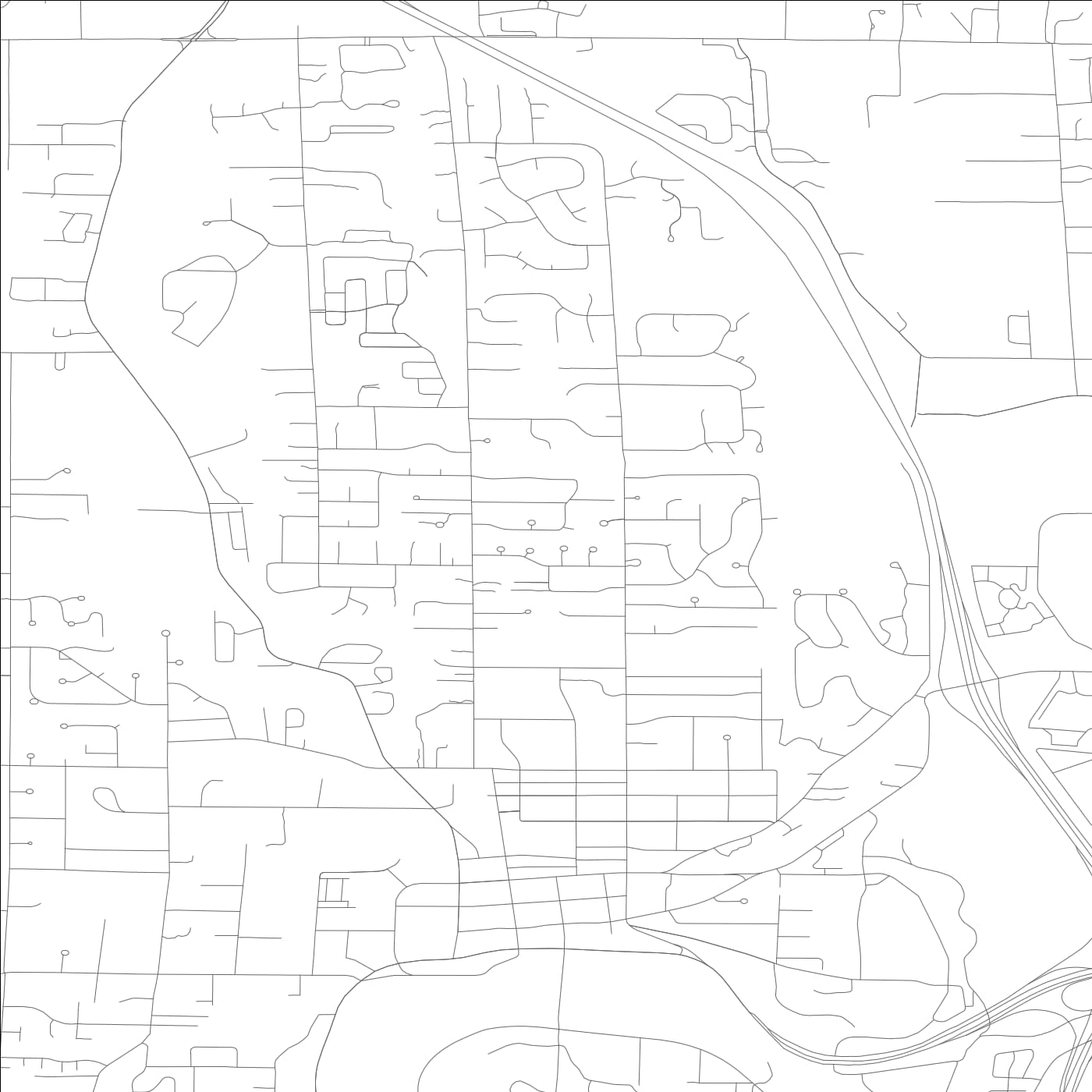 ROAD MAP OF BOTHELL, WASHINGTON BY MAPBAKES