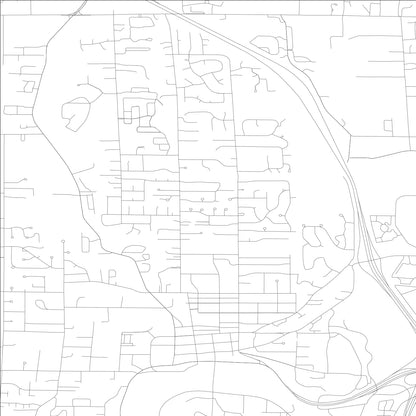 ROAD MAP OF BOTHELL, WASHINGTON BY MAPBAKES