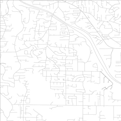 ROAD MAP OF BOTHELL WEST, WASHINGTON BY MAPBAKES