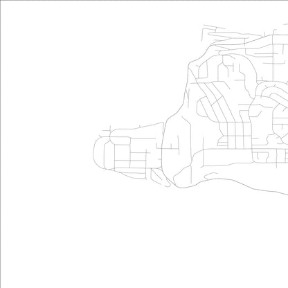 ROAD MAP OF BROWNS POINT, WASHINGTON BY MAPBAKES