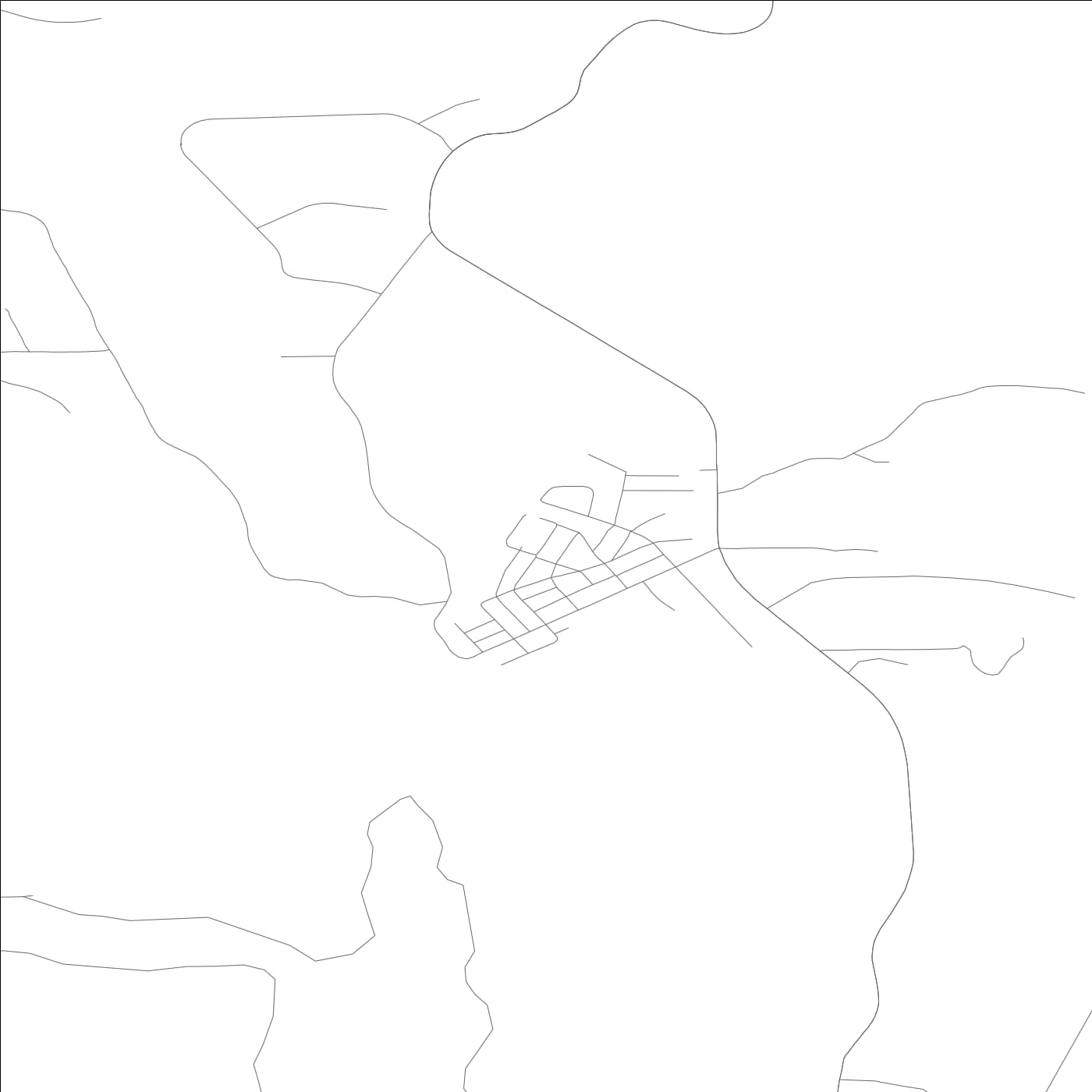 ROAD MAP OF CARBONADO, WASHINGTON BY MAPBAKES