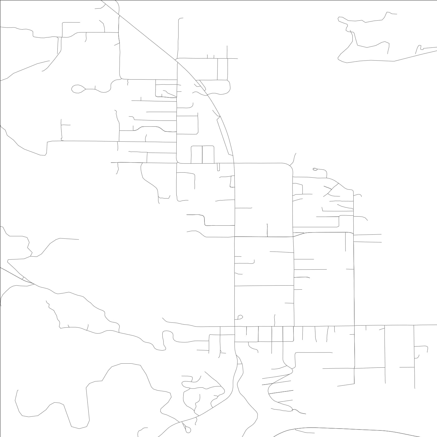 ROAD MAP OF CARSON, WASHINGTON BY MAPBAKES