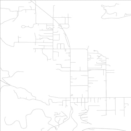 ROAD MAP OF CARSON, WASHINGTON BY MAPBAKES