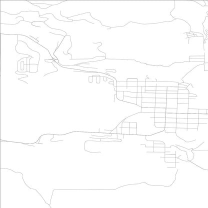 ROAD MAP OF CHELAN, WASHINGTON BY MAPBAKES