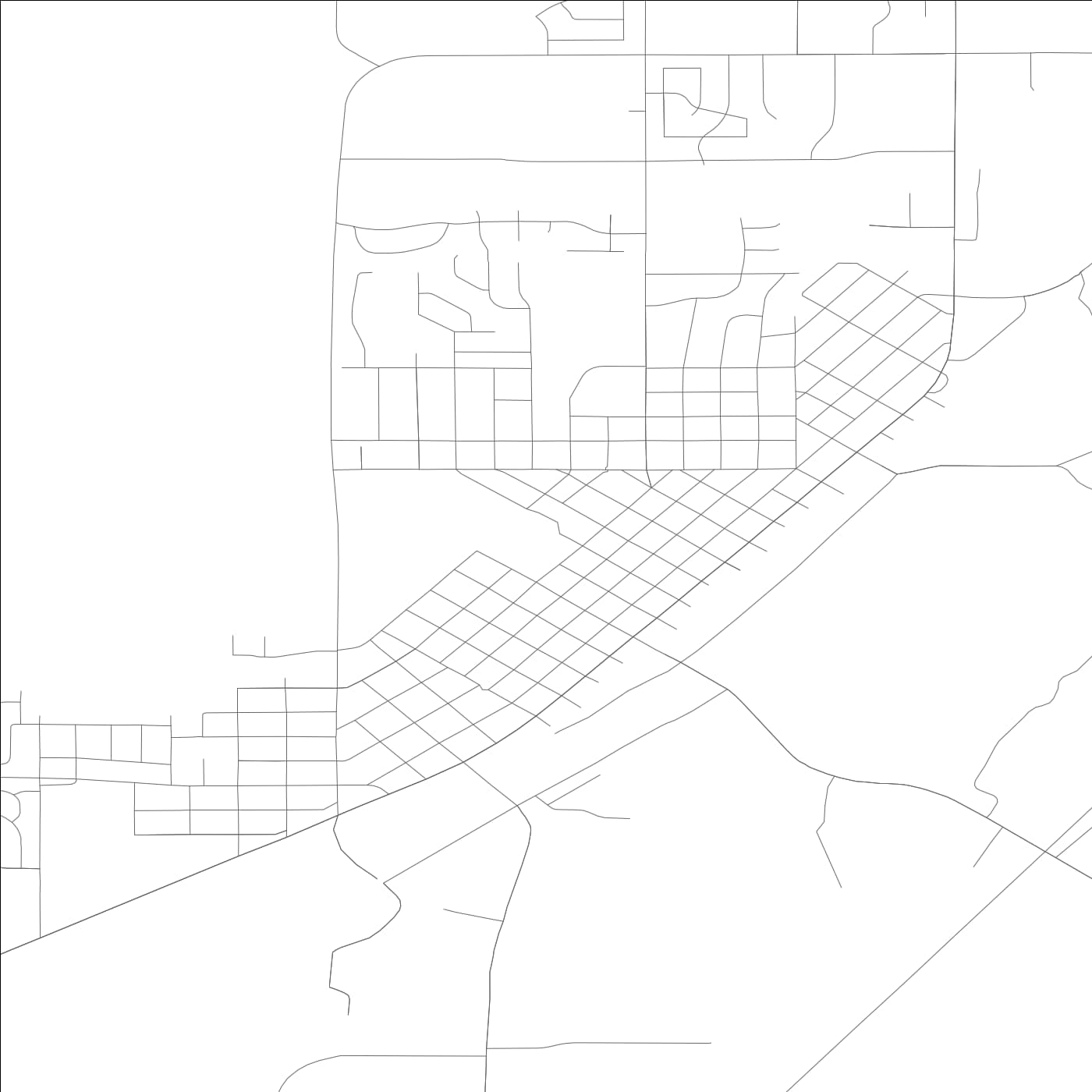 ROAD MAP OF CHENEY, WASHINGTON BY MAPBAKES