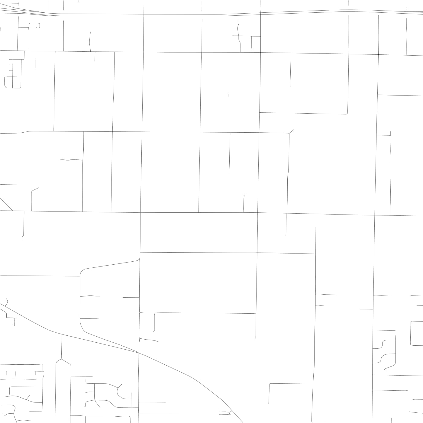 ROAD MAP OF CLOVER CREEK, WASHINGTON BY MAPBAKES