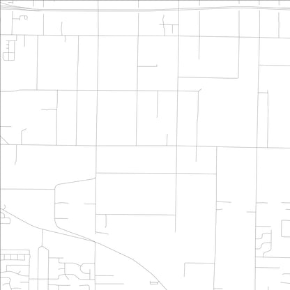 ROAD MAP OF CLOVER CREEK, WASHINGTON BY MAPBAKES