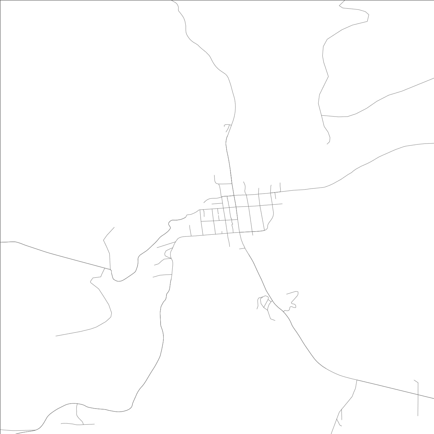 ROAD MAP OF CONCONULLY, WASHINGTON BY MAPBAKES