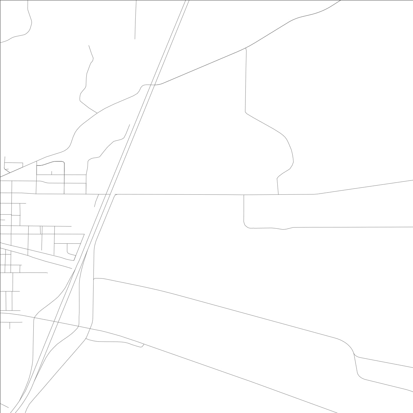 ROAD MAP OF CONNELL, WASHINGTON BY MAPBAKES