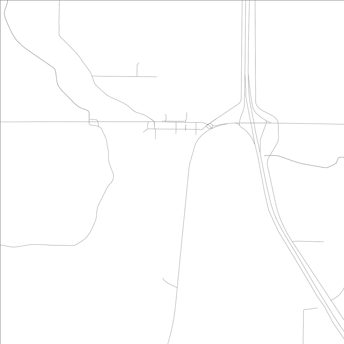 ROAD MAP OF CONWAY, WASHINGTON BY MAPBAKES